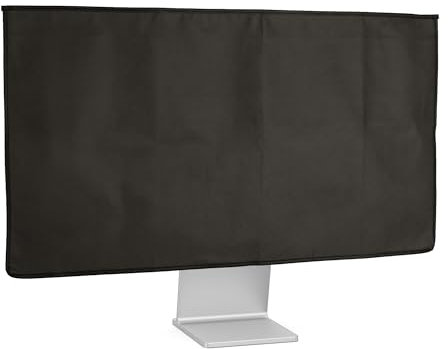 kwmobile Cover Compatibile con 34-35 Monitor - Fodero per Monitor - Copertura Antipolvere Schermo PC con 2 Tasche Extra - Grigio Scuro