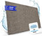 Entrando Fussmatte 100x250 cm - innen und aussen - Baumwolle - rutschfest, waschbar, robust - passt unter der Tür - für Flur oder überdachten Eingangsbereich (Granit)