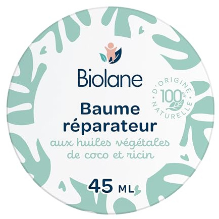 BIOLANE - Baume Réparateur Bébé - Irritations - Rougeurs - Format nomade