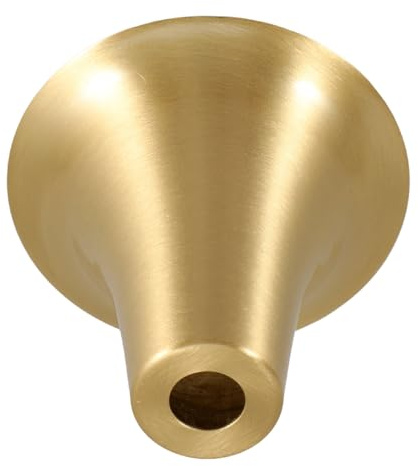 Outanaya Portalampada Elegante in Ottone a Forma di Tromba Copertura E27 Facile da Sostituire e Manutenzione Decorativa per Lampade da Parete e Sospensione