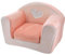 Fauteuil - Chaise - Bebe - Enfant club convertible Lapinou - Rose - 42 x 55 cm