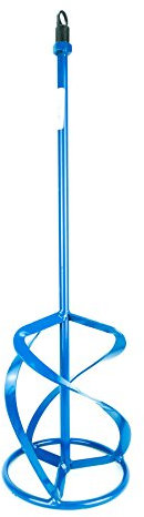 Toolty Professional Mixing Paddle 200 x 750mm - M14 Thread - Painted Mixer Whisk Stirrer - Negative 3-Blade - for Plaster, Gypsum, Adheives, Concrete, Cement, Glue, Paint, DIY - TLTY-1570P