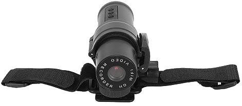 Cykelmotorcykelhjälmkamera 1080p och Bak Cykelsport Mini Action Äventyr Dual Dash Cam Motorcykelhjälmtillbehör, 120° Vidvinkel, WiFi-anslutning, Lång Uthållighet