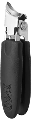 Cortaúñas – Kit de uñas portátil compacto | Cortaúñas portátil | Tijeras de uñas de los pies resistentes | Herramienta de aseo de diseño curvado ergonómico | Kit de manicura para salón, viajes, hogar
