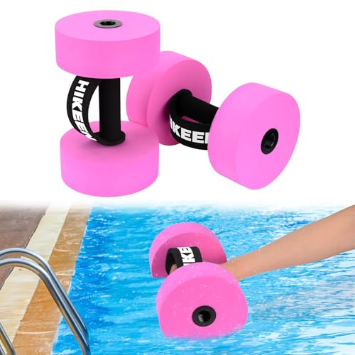 BOOSTEADY Accessoires d'Haltères d'exercice Aquatique, Haltère de Poids de Piscine en Mousse EVA, Accessoires d'Haltères pour Haltères d'eau
