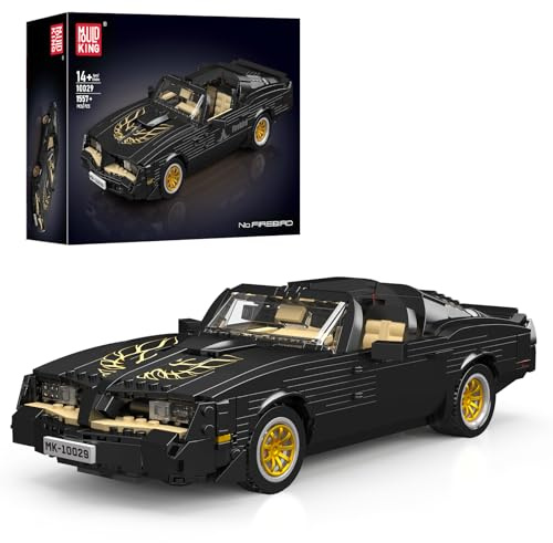 Mould King 10029 Tecnología Coche Deportivo Modelo Bloques de Bloques de Construcción Kit, 1157+ Piezas Modelo de Coche Clásico Creativo, MOC Racing Car Bloques de Construcción Kit para Adolescentes