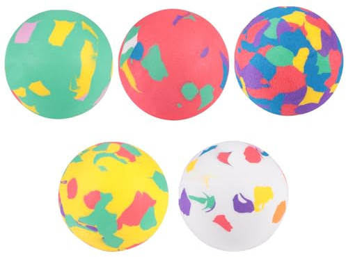 Alasum Lot de 12 Balles Rebondissantes en Mousse EVA, 6cm Balles Élastiques Multicolores pour Enfants, Jouet Éveil Doux pour Jeux Extérieur, Jonglage et Anniversaire Garçon Fille
