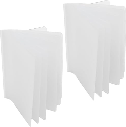 Wallets Set of 2 Clear Premium Quality Wallet Insert from (Trifold 6 Page)