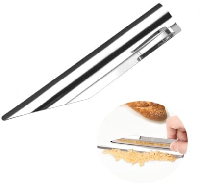 Table Crumb Sweepers,Stainless Steel Table Crumbers with Pocket Clip for Servers Waiters Waitresses,Quick Cleanup for Tablecloth in Restaurant Home