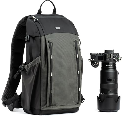 Think Tank Backlight Sprint Lightweight Slim Camera Daypack Backpack for DSLR, Mirrorless, Photography and Video - Slate Black