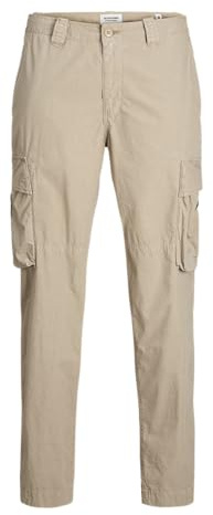 Jack & Jones Hombre Jpstkarl Thomas Cargo, Plaza Taupe, 33W / 30L