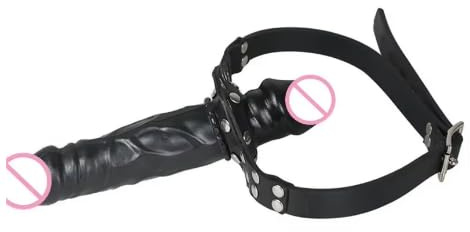 Dildo fylld öppen mun SM-verktyg Dubbelhuvud Dildo Bundle Penis Lesbian Erotica Par Vuxna Leksaker Produkter