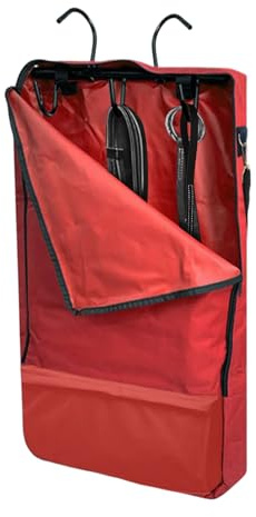 Ranley Bridle Bags for Horses, Horse Accessories Storage Bag with 3-Prong Frame, Large Capacity Pet Storage Supplies for Brittle Reins Harness Bit, for Bridle, Equestrian Headcollar Rope Harness