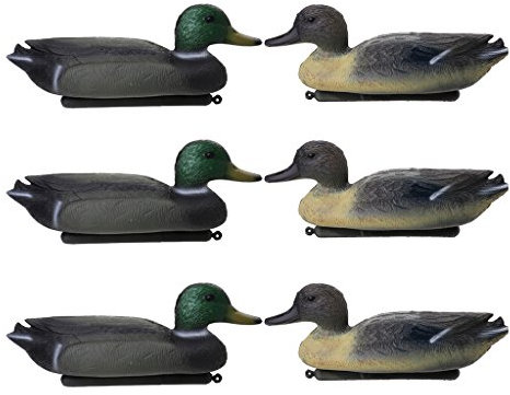Sharplace Set de 6pcs Leurre Decoy Canard pour/Tir Figure Réaliste Flottant Décoration Jardin Extérieur Piscine