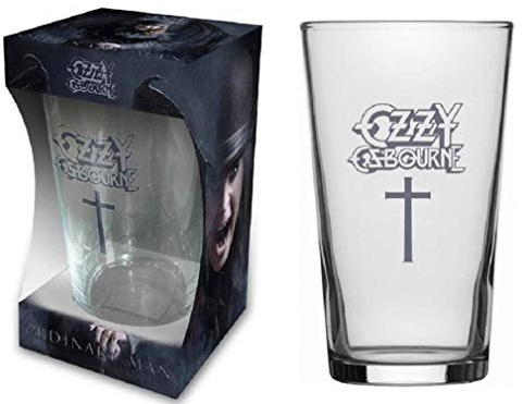 for-collectors-only Ozzy Osbourne Glass Odinary Man Logo England Beer Glass Long Drink Glass XL Drinking Glass Pint Glass