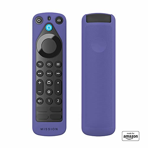 Nueva funda Made for Amazon para el mando por voz Alexa Pro (modelo del 2022), Morado