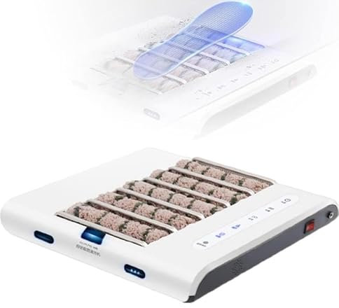 Automatic Induction Shoe Polisher - Rechargeable 260RPM Sole Cleaning Machine for Home and Office - Waterless Shoe Cleaner