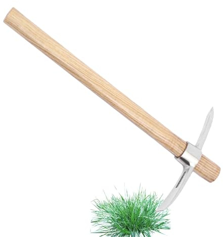 Pick Hachas para cavar, Pick Mattock | Pico de jardín Mattock con diseño 2 en 1,Hacha pequeña Multifuncional de Acero Inoxidable con Mango para Cultivar Tierra y cavar zanjas