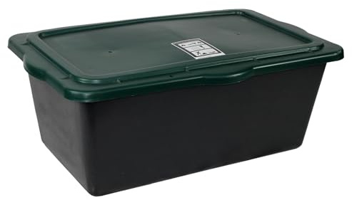 3er Set Friesenthal 90L Mörtelkübel mit Deckel - Schwerer Mischkasten für Mörtel, Beton & BAU | Langlebig, stapelbar & umweltfreundlich | Made in Germany - Blauer Engel Zertifiziert