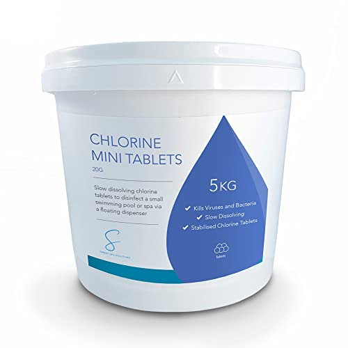 Sweet Spa Solutions 5kg Chlorine Tablets 20g - Hot Tub, Spa and Swimming Pool Chlorine Tablet Treatment.