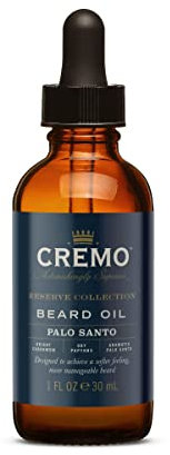 CREMO - Reserve Collection Palo Santo Bartöl Für Männer | Argan & Jojoba-Öle | 30ml