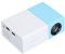 Proyector 1080P Full HD portátil para exteriores proyector de vídeo proyector de cine en casa para viajes al aire libre Patio Camping (enchufe de la UE)