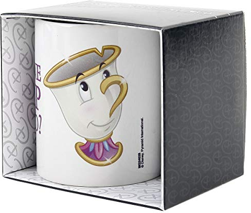 Pyramid International AFMG24628 Beauty and the Beast (Chip One Lump Or Two) Official Boxed Ceramic Coffee/Tea Mug, Paper, Multi-Colour, 11 x 11 x 1.3 cm