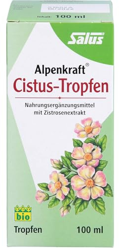 Salus Alpenkraft Cistus-Tropfen bio mit Zistrosenextrakt, 100 ml Lösung