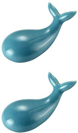 ASDUU Wal Essstäbchen Rest Keramik Löffel Gabel Messerständer Porzellan Geschirr Geschirr Halter Housewarminggeschenk 2pcs Essstäbchen Rest Dekor Geschenk