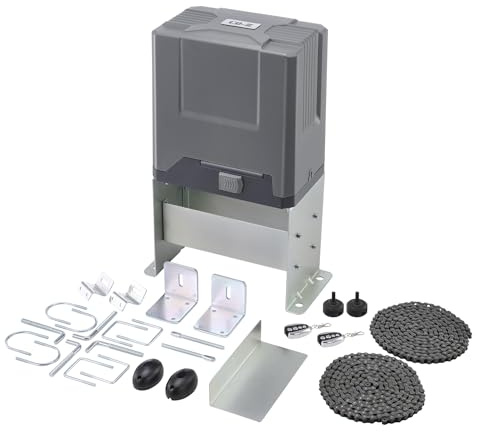 CO-Z CG5500 Automatic 5500 lb Sliding Gate Opener with 2 Remote Controls, Electric Rolling Driveway Fence Slide Gate Motor, Gate Operator Hardware Security System Kit for Sliding Gate Up to 40 Feet