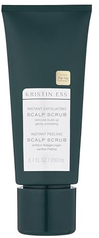 Kristin Ess | Kopfhaut Peeling Instant Exfoliating Scalp Scrub | Hochwertige Haarpflege, Feuchtigkeitsspendend & ausgleichend, Anti- Schuppen & Ablagerungen | Vegan, ohne Sulfate & Silikone | 200 ml