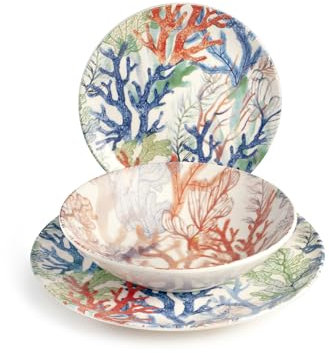 H&H Servizio Tavola 18 Pezzi Maya Bay