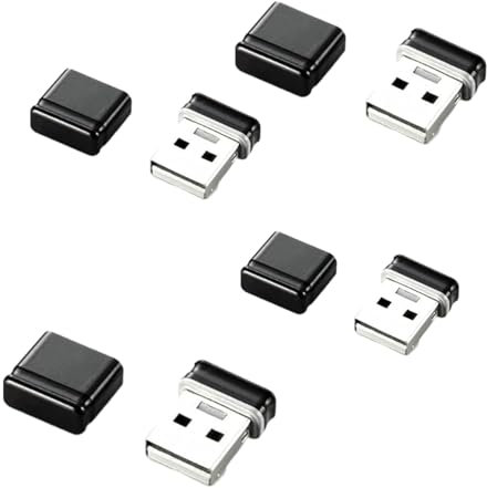 4 x 8gb memory stick flash drive mini black (pack of 4 mini black)