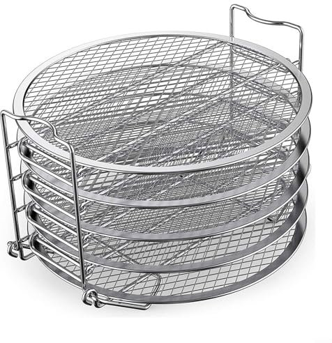 Panier de déshydratation en acier inoxydable multicouche pour autocuiseur Foodi et friteuse à air comprimé de 6, 5 litres et 8 litres