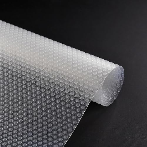 Decomira Tappetino Tagliabile Misura 30x150 cm | Pellicola Lavabile per Armadi o Tappetino Antiscivolo per Cassetti, Frigorifero o Ripiano | Come Base per la Cucina o Come Organizer | Trasparente