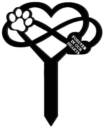 PURPLELILY Piquet commémoratif en acrylique pour animal domestique - Cadeau de jardin - Cadeau commémoratif - Accessoires photo d'extérieur