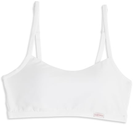 Cotonella, Brassiere in Morbido Cotone con Coppe Estraibili e Spalline Regolabili - Art. ADD22 (IT, Testo, M, B, Regular, Regular, Bianco)