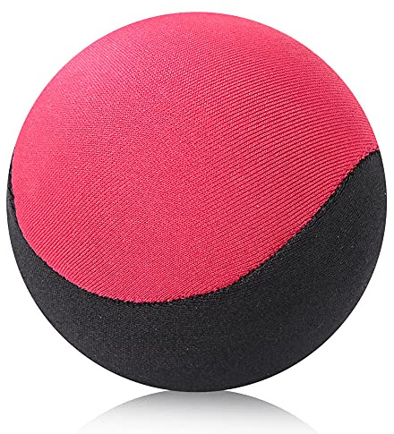 VGEBY Pelota Hinchable de Agua, Material TPR, Pelota para Aliviar el Estrés para Diversión en la Playa en la Piscina, 6 Cm de Diámetro para Niños y Adultos (Rojo)