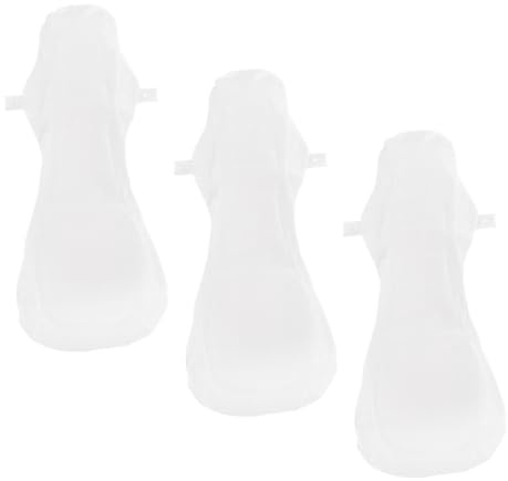 JOYOFREELY Menstruales Reutilizables de Algodón 420mm 3 Unidades, Compresas Sanitarias Lavables y Cómodas para Uso Diario y Viajes, Toallas Femeninas Flexibles y Transpirables