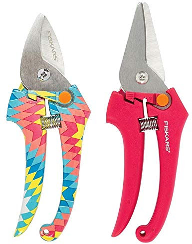 Fiskars Steel Anvil and Bypass Pruner Set