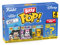 Funko Bitty POP! Disney - Mickey Mouse, Minnie Mouse (pink Dress), Pluto and A Surprise Mystery Mini Figure - 0.9 Inch (2.2 Cm) Collectable - Stackable Display Shelf Included - Gift Idea
