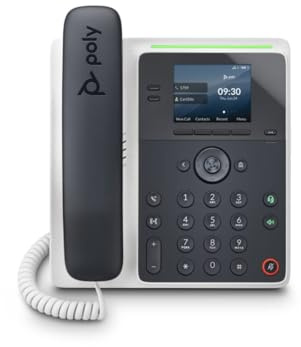 Poly Edge E100 IP Phone - Corded - Corded - Desktop, Wall Mountable