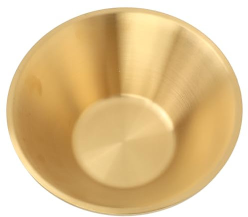 TOPINCN Ensaladeras de Acero Inoxidable Tazones para Mezclar Ensaladeras de Metal Anidados a Granel Tazones para Mezclar Alimentos Preparación para Hornear Tazón Grande Reutilizable para
