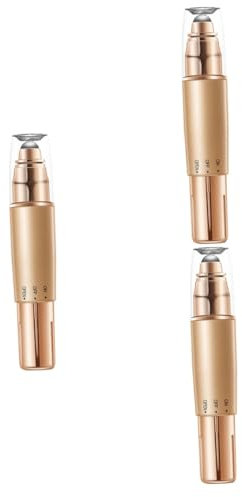 FOMIYES 3 Stk Augen massage gerät Augenpflegegerät Mini-Augenmassagegerät beheiztes Augenmassagegerät anti aging skincare Elektrisches Augenmassagegerät Anti-Aging-Augenmassagegerät Golden