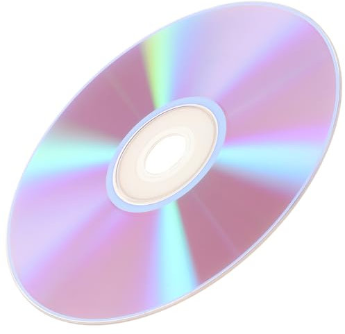 ibasenice Blank CDs Large Capacity Blank Disc CD-R Versatile Writable Media for Music Storage Audio and Phone Recording Compatible with Dvd and Cd Burning Lightweight and Portable