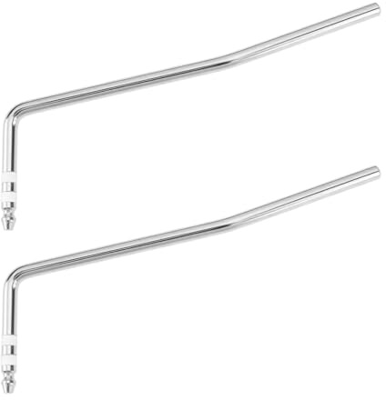 Briny River 2Pcs 6mm Guitar Tremolo Arm Compatible with Ibanez Edge Lo-Pro Compatible with Edge Pro Silver