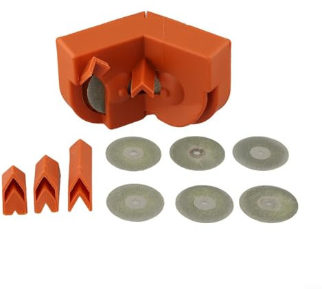 Outils Forets électriques Affûteuse de forets hélicoïdaux en V Outils d'affûtage de Lames de meulage diamantées polyvalentes et résistantes à l'usure (B)