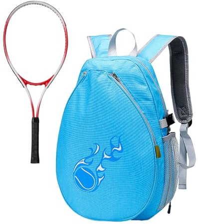 Genérico Tennisracket för barn, pickleballracketryggsäck | för paddellag | för unga spelare nybörjare och idrottare kläder handdukar lektioner camping resor