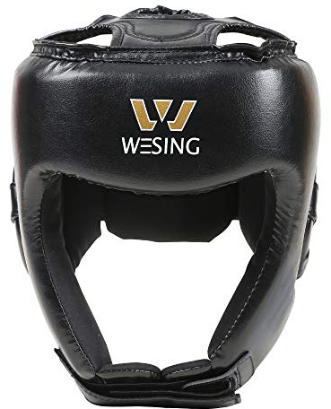 Wesing MMA Kopfschutz Boxen Gitter Muay Thai Kampfsport Boxtraining Kickboxen Sparring Taekwondo Kopfschützer Thai Boxen