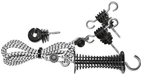 Rutland Essentials Electro Bungie Gate, Black